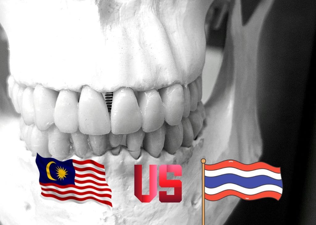 Dental implant cost Malaysia vs Thailand.