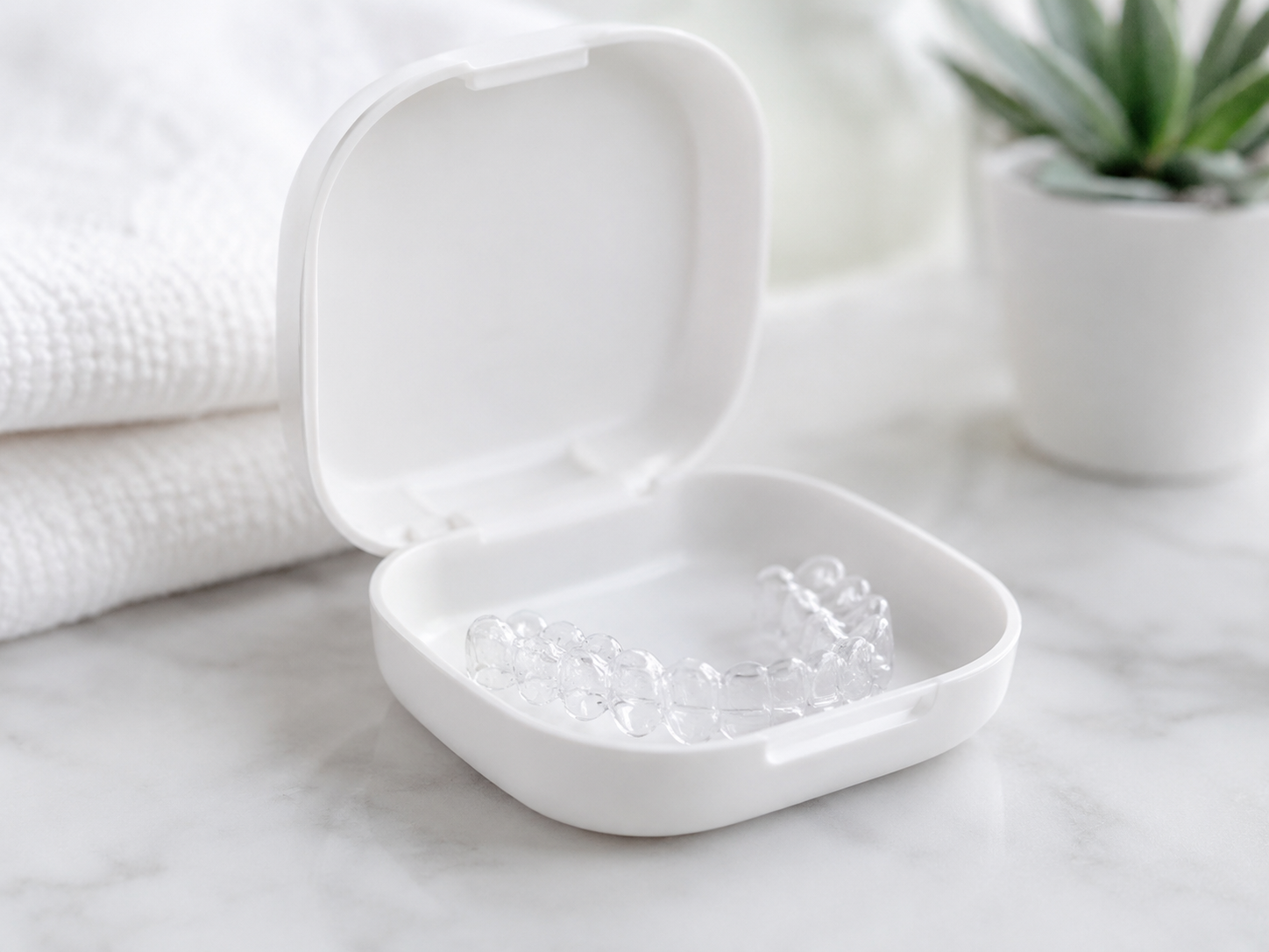 Invisalign Cost in Penang: What Affects the Price? 4 Clear retainer used after completing Invisalign treatment